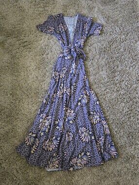 The Odells Zinaida Maxi Wrap Dress